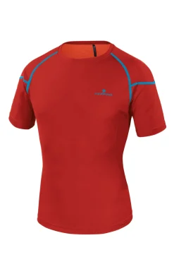 Ferrino KASAI T-SHIRT MAN dark red-Homme T-shirt Et Chemises | Trail Running