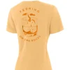 Ferrino RETRO 2.0 T-SHIRT UNISEX giallo-Femme T-shirt Et Chemises | T-shirt Et Chemises