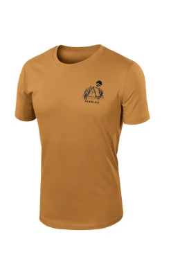 Ferrino RETRO 2.0 T-SHIRT UNISEX khaki-Femme T-shirt Et Chemises | T-shirt Et Chemises