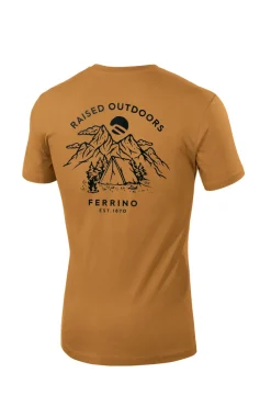 Ferrino RETRO 2.0 T-SHIRT UNISEX khaki-Femme T-shirt Et Chemises | T-shirt Et Chemises