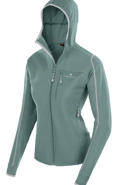 Ferrino ROZES JKT WOMAN ice green-Femme Fleece | Alpinisme Et Ski De Randonnée