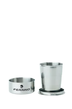 Ferrino STAINLESS STEEL FOLDABLE TUMBLER oro- Tasses Et Vaisselles | Camping