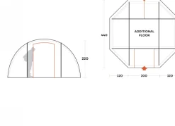 Ferrino TENT CAMPO BASE FIRST AID WITH INNER TENT- Expedition | Expedition