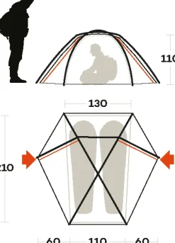 Ferrino TENT FORCE 2- Light Adventure | Trekking