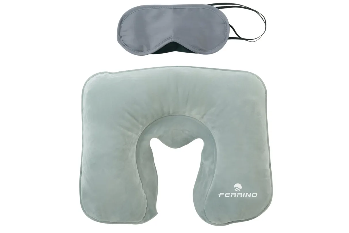 Ferrino TRAVEL PILLOW+EYEMASK oro- Accessoires | Camping