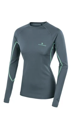 Ferrino WEISSHORN T-SHIRT WOMAN steel-Femme T-shirt Et Chemises | Alpinisme Et Ski De Randonnée